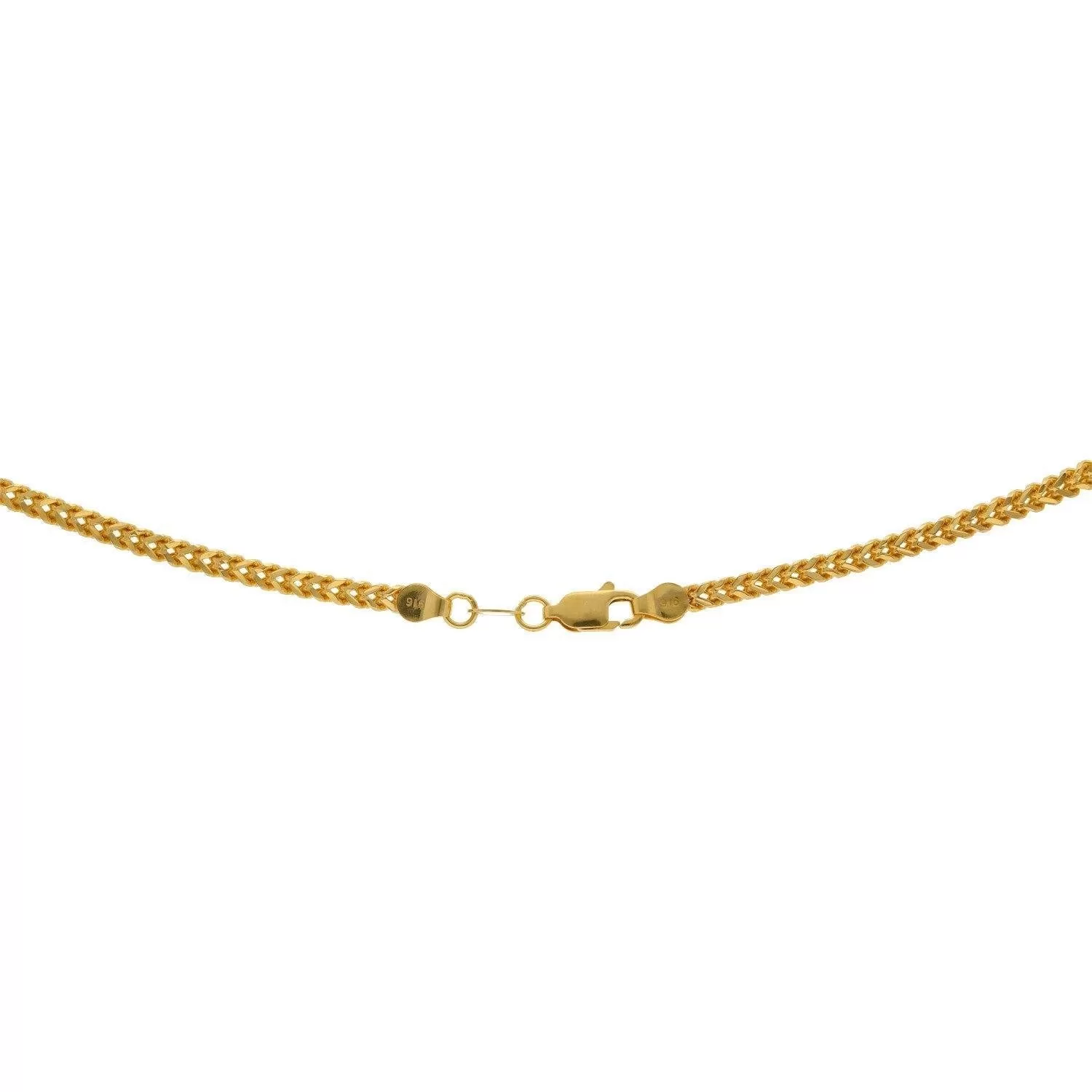 22K Yellow Gold Chain 17.5 gm, Length 22inches