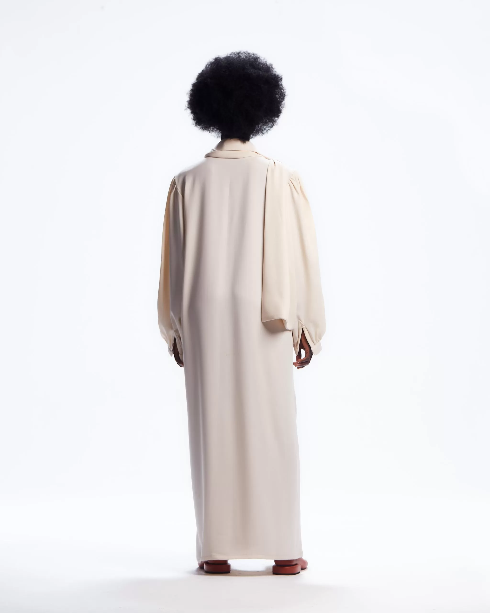 AJABENG Koramaa Extended Collar Kaftan