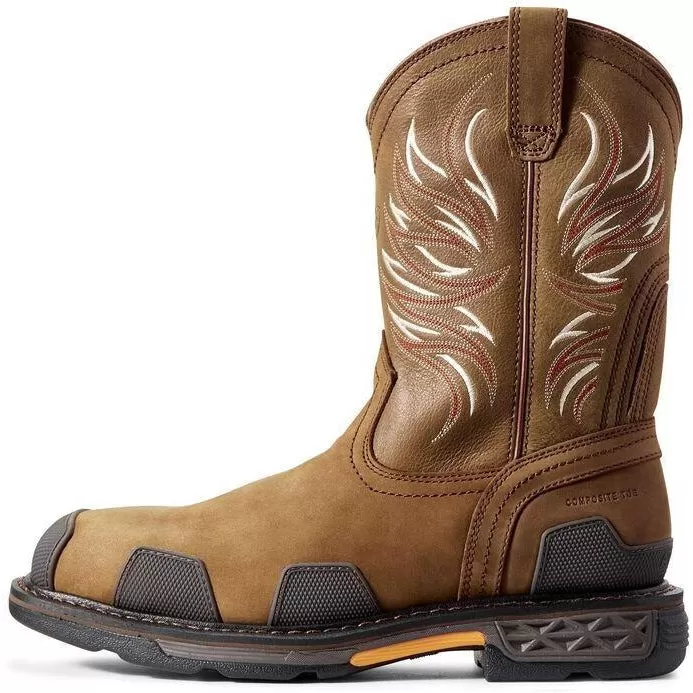 Ariat Men's OverDrive 11" Wide Square Comp Toe Western Work Boot - 10011933