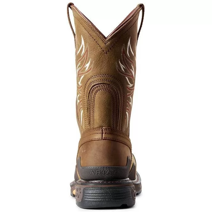 Ariat Men's OverDrive 11" Wide Square Comp Toe Western Work Boot - 10011933