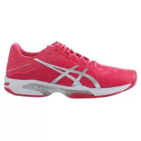 Asics Gel-Solution Speed 3 Clay Womens Pink Padel Trainers