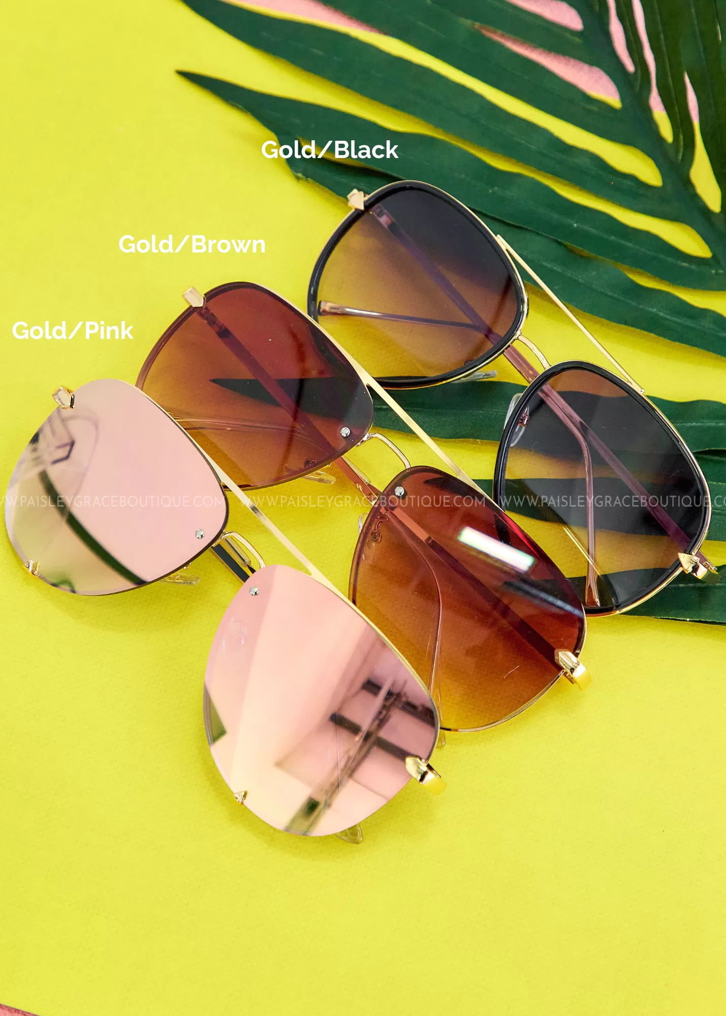 Aviator Sunglasses - 3 Styles