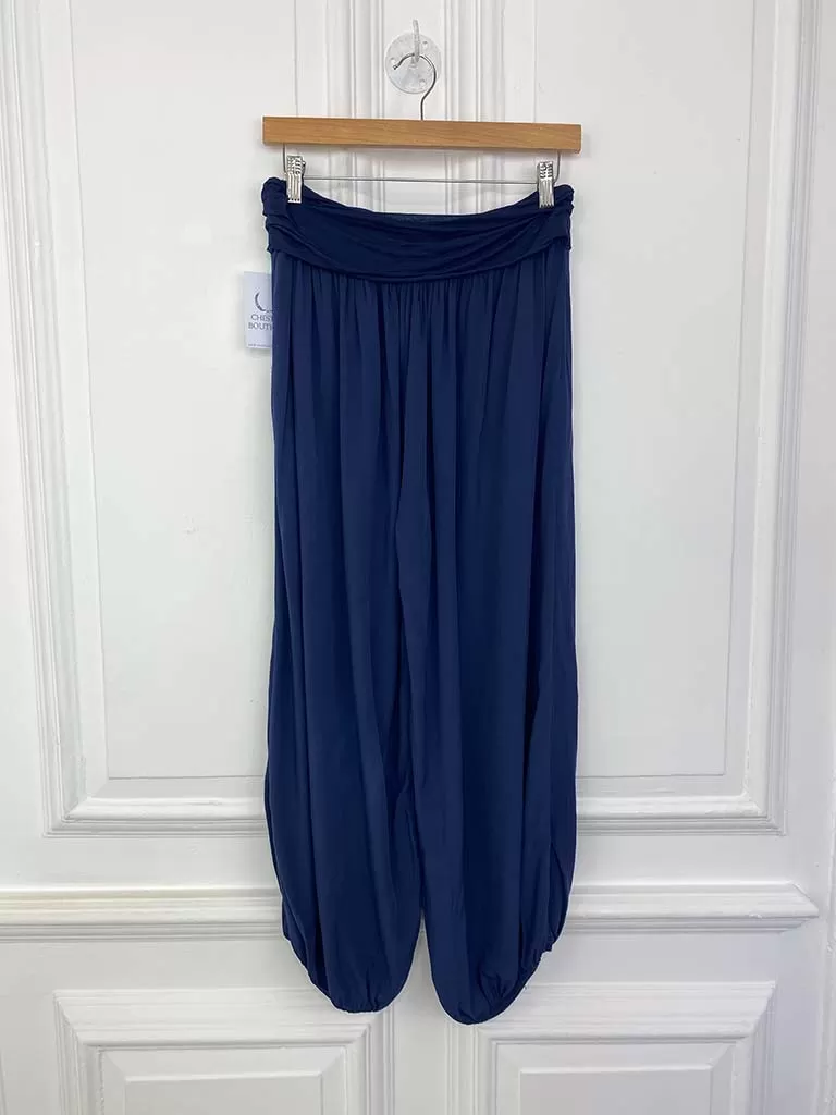 Balloon Trousers - Navy