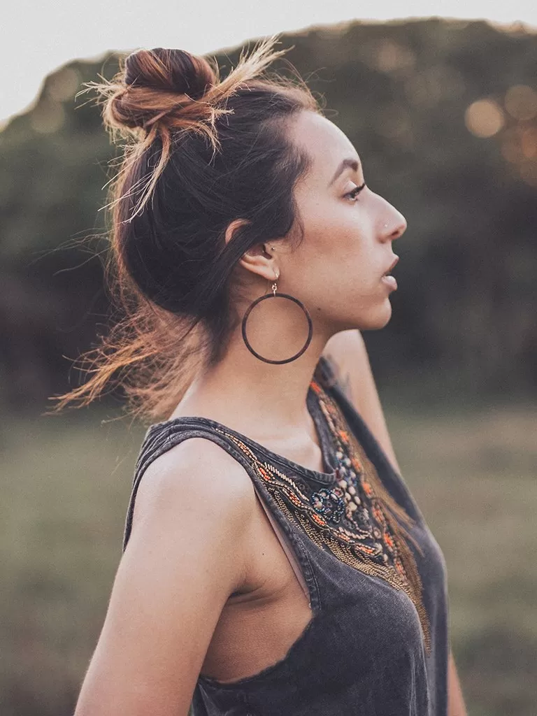 Beach Party Hoop Earrings