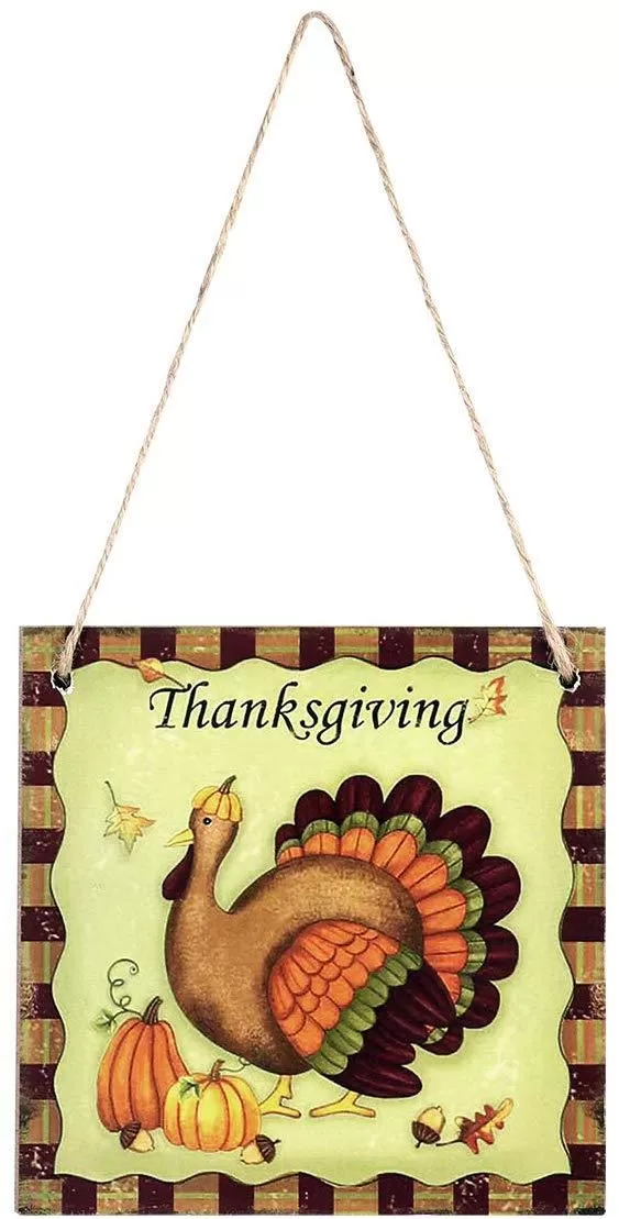 Beautiful Thanksgiving Door Hanger Wall Decorations Party Accessory