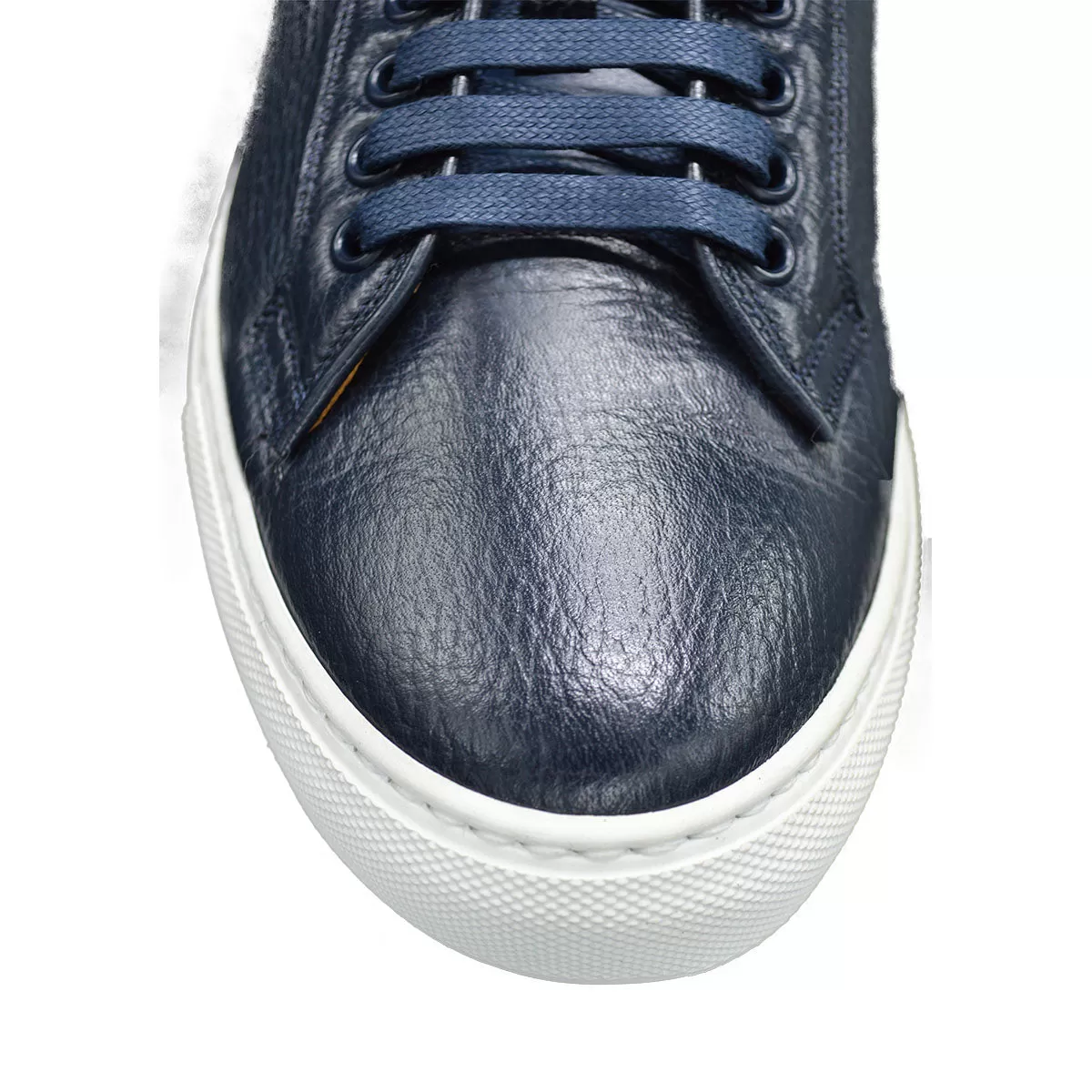 Berwick 1707 Trainer (D571) - Dark Blue Deerskin