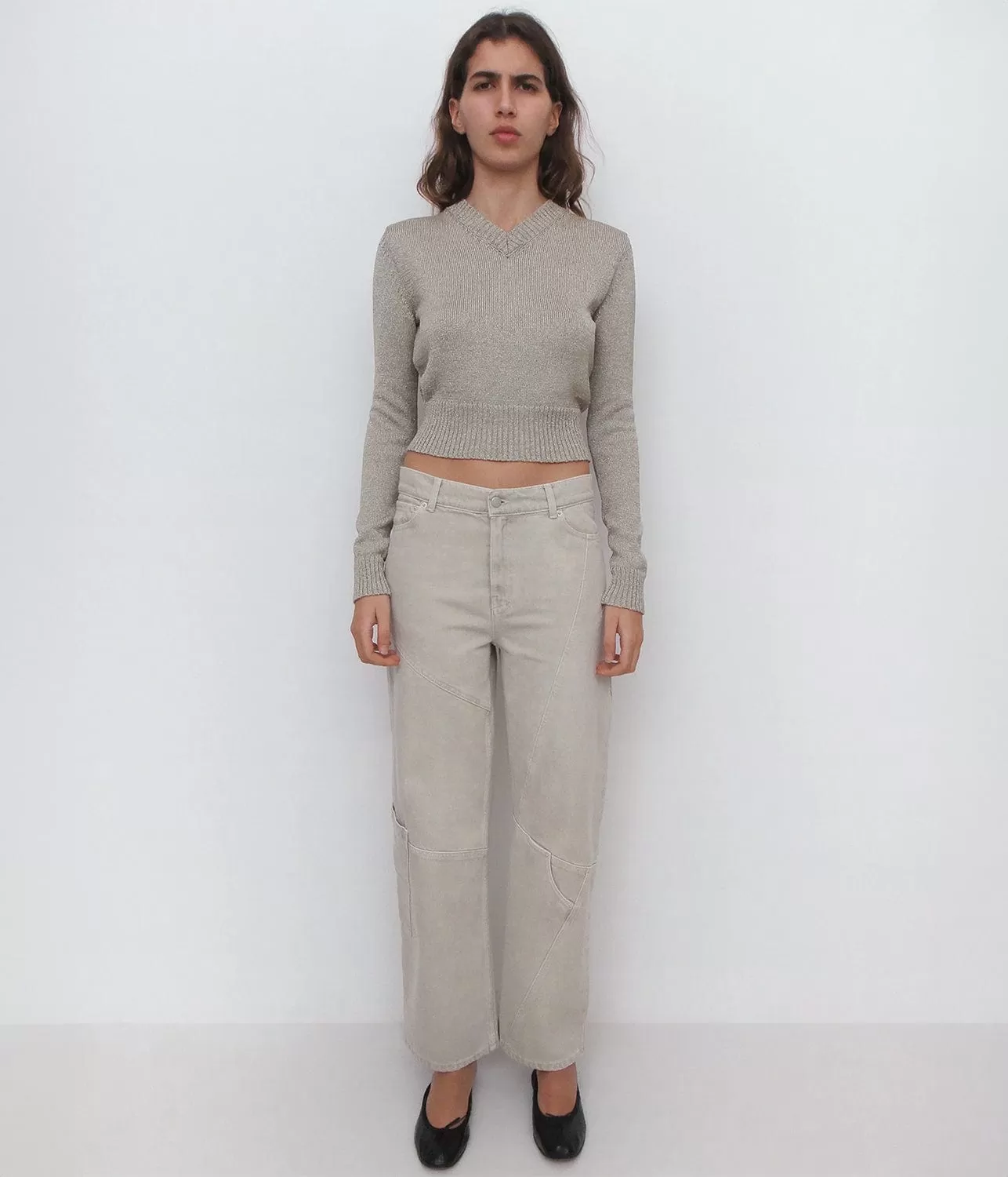 BEVERLY TROUSERS- ECRU