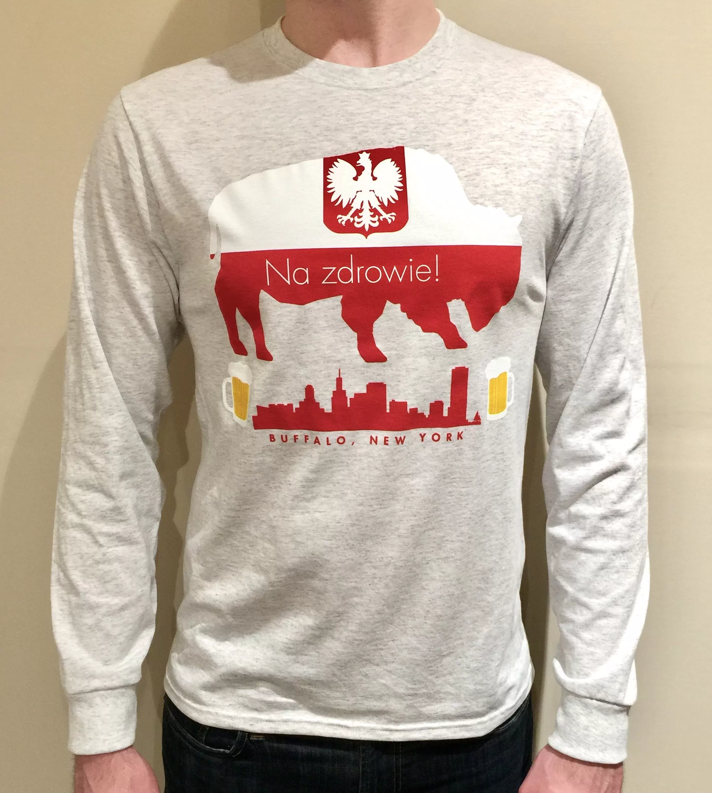 BFLO Dyngus Polish Na Zdrowie Long Sleeve Tee