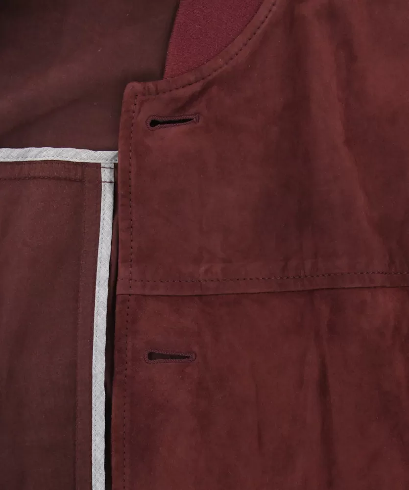 Brunello Cucinelli Burgundy Red Jacket