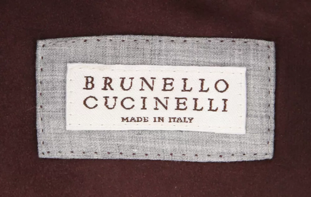 Brunello Cucinelli Burgundy Red Jacket