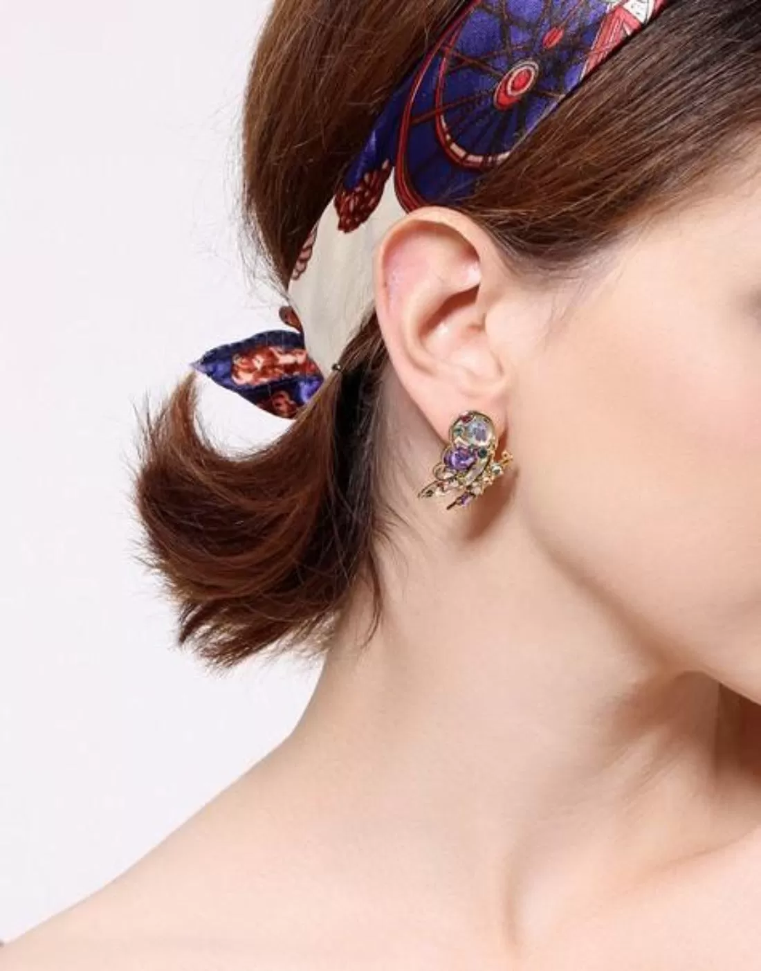 Butterfly Crystal Style Stud Party Wear Earring