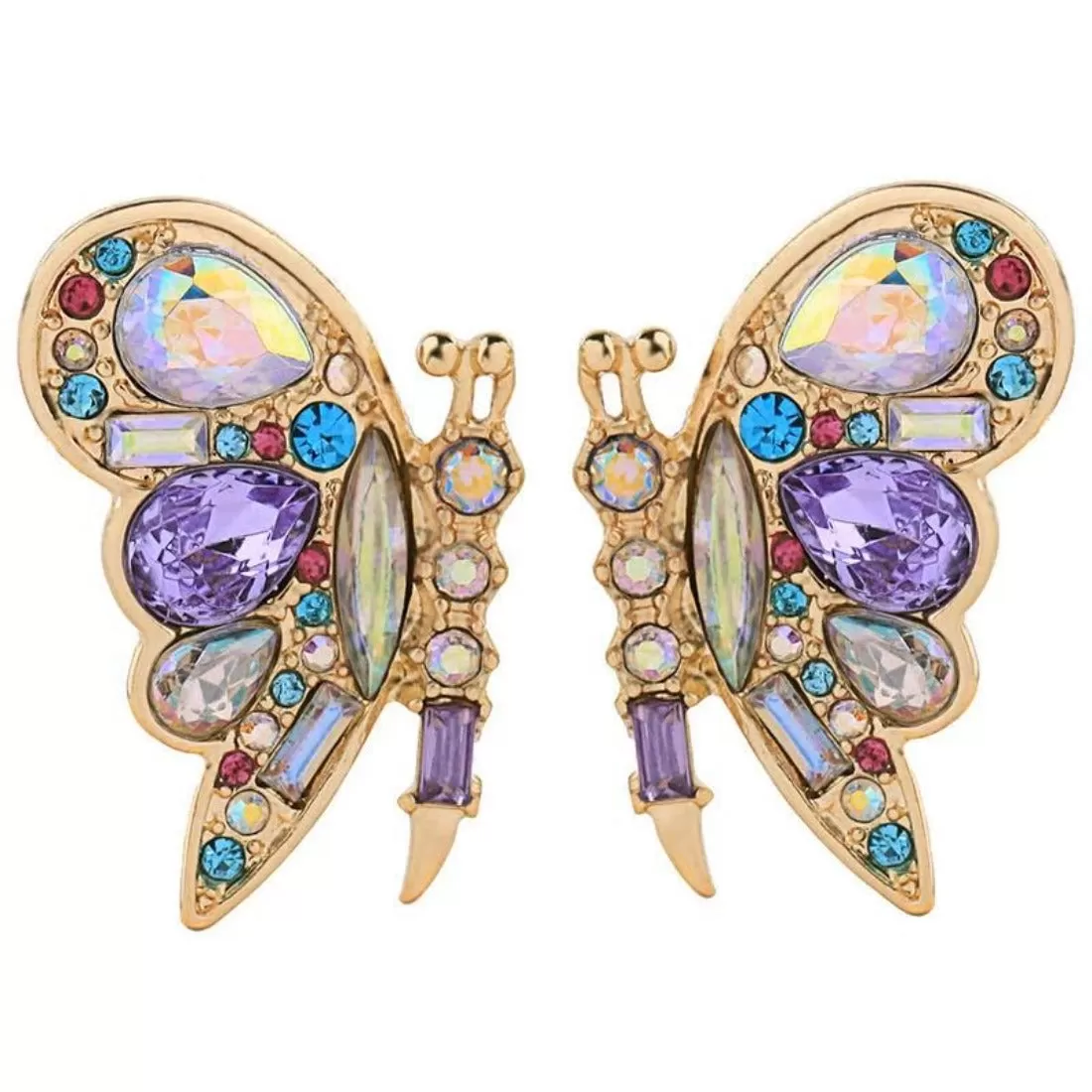 Butterfly Crystal Style Stud Party Wear Earring