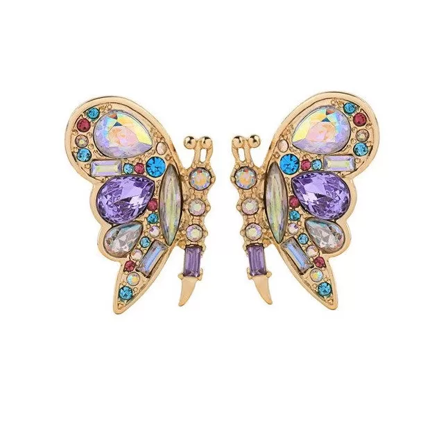 Butterfly Crystal Style Stud Party Wear Earring