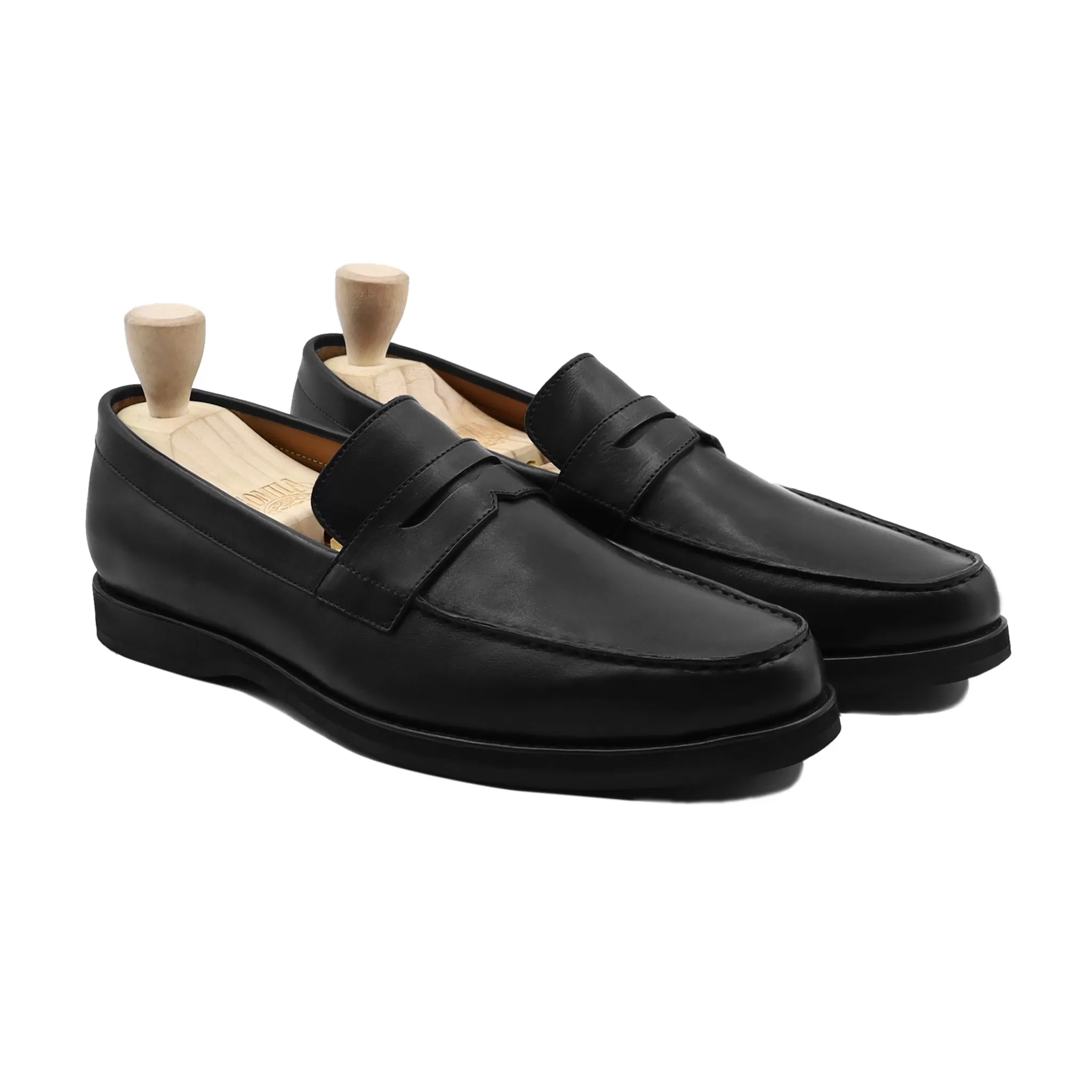 Cali - Men's Black Calf Leather Loafer