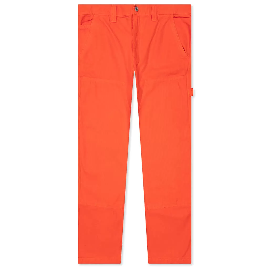 Canvas Work Pant - Orange