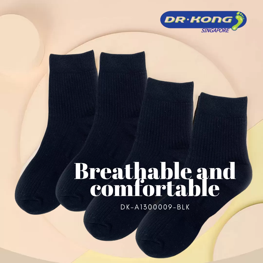 DR.KONG HEALTH SOCKS DK-A1300009-BLK(RP : $15.90)