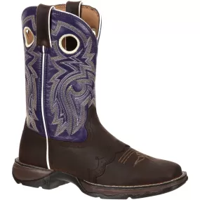 Durango Women's Lady Rebel 10" Square Toe Western Boot- Brown - RD3576