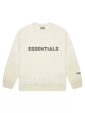 FOG ESSENTIALS APPLIQUE LOGO CREWNECK CREAM [SS20]