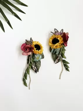 garden party earrings - harvest III