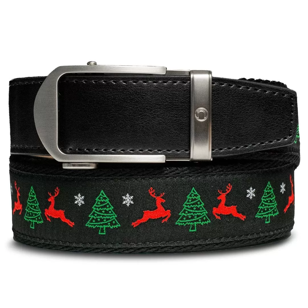 Hampton Reindeer, 1 3/8 Strap, Golf Ribbon Belt