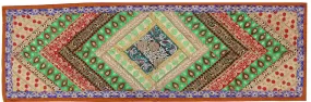 Handmade Runner India Decor Indian Wall Hanging Tapestry (59 x 19 inches)