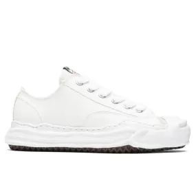 Hank Low OG Sole Toe Cap Canvas Sneaker - White