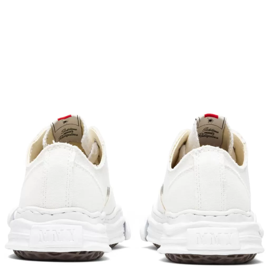 Hank Low OG Sole Toe Cap Canvas Sneaker - White