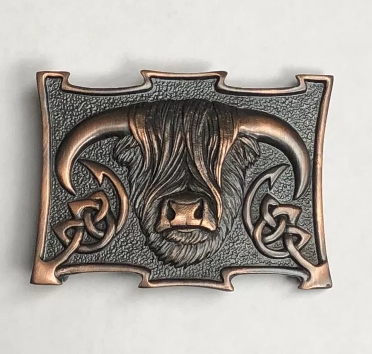 Highland Cow Buckle