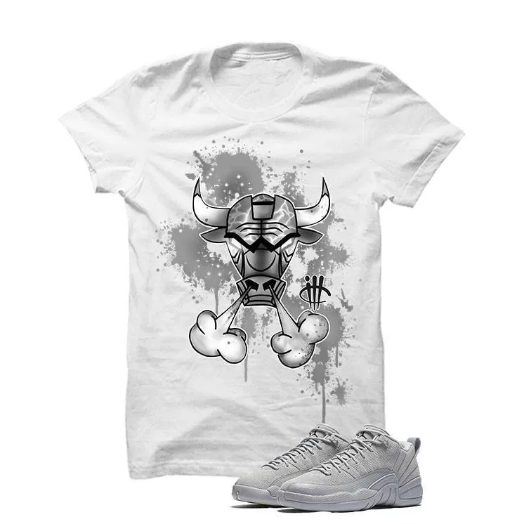 Jordan 12 Low Wolf Grey White T Shirt (Iron Bull)