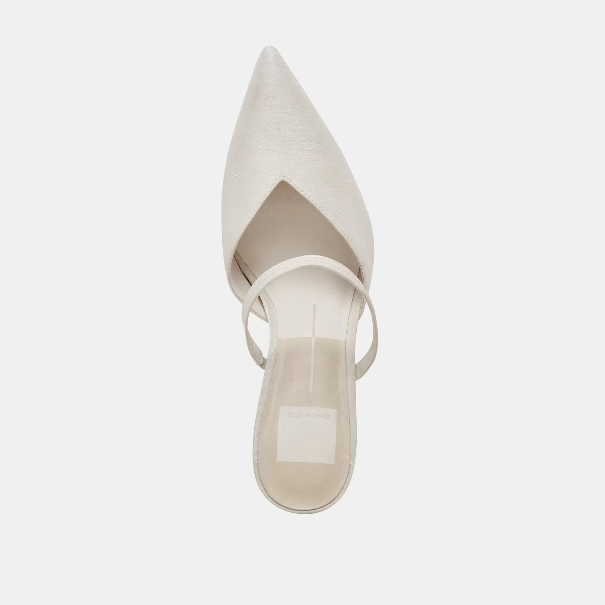 KANIKA HEELS IVORY SATIN