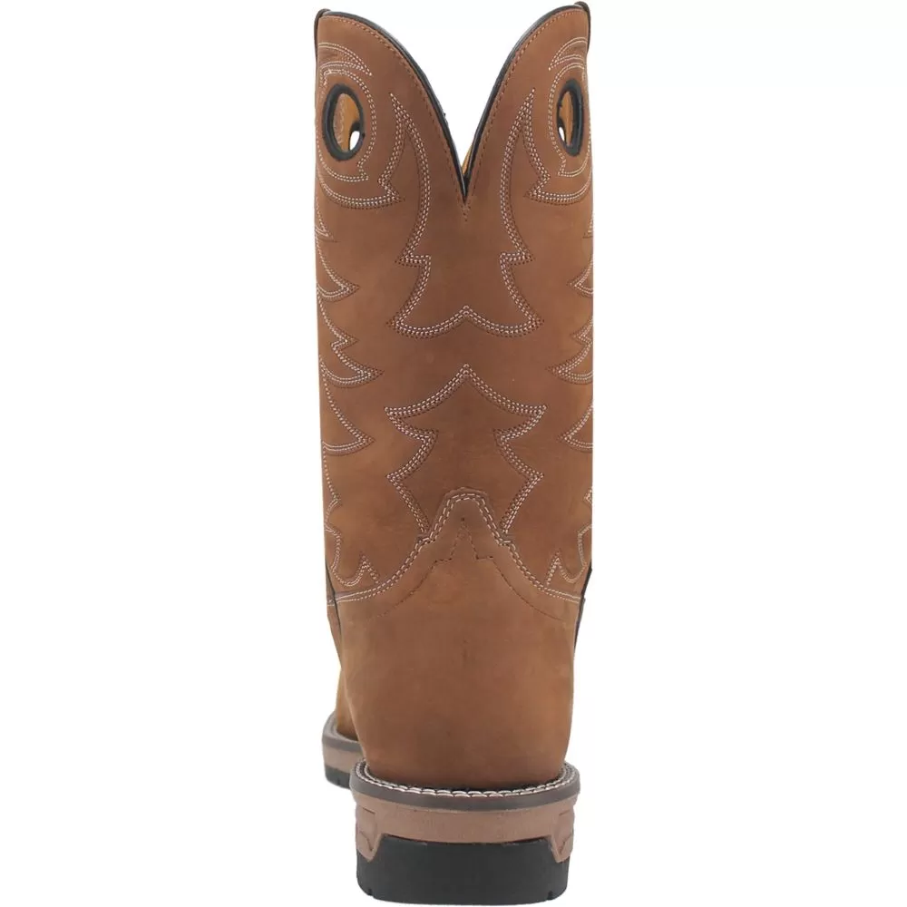 'Laredo' Men's 11 Decker Western Square Steel Toe -  Brown