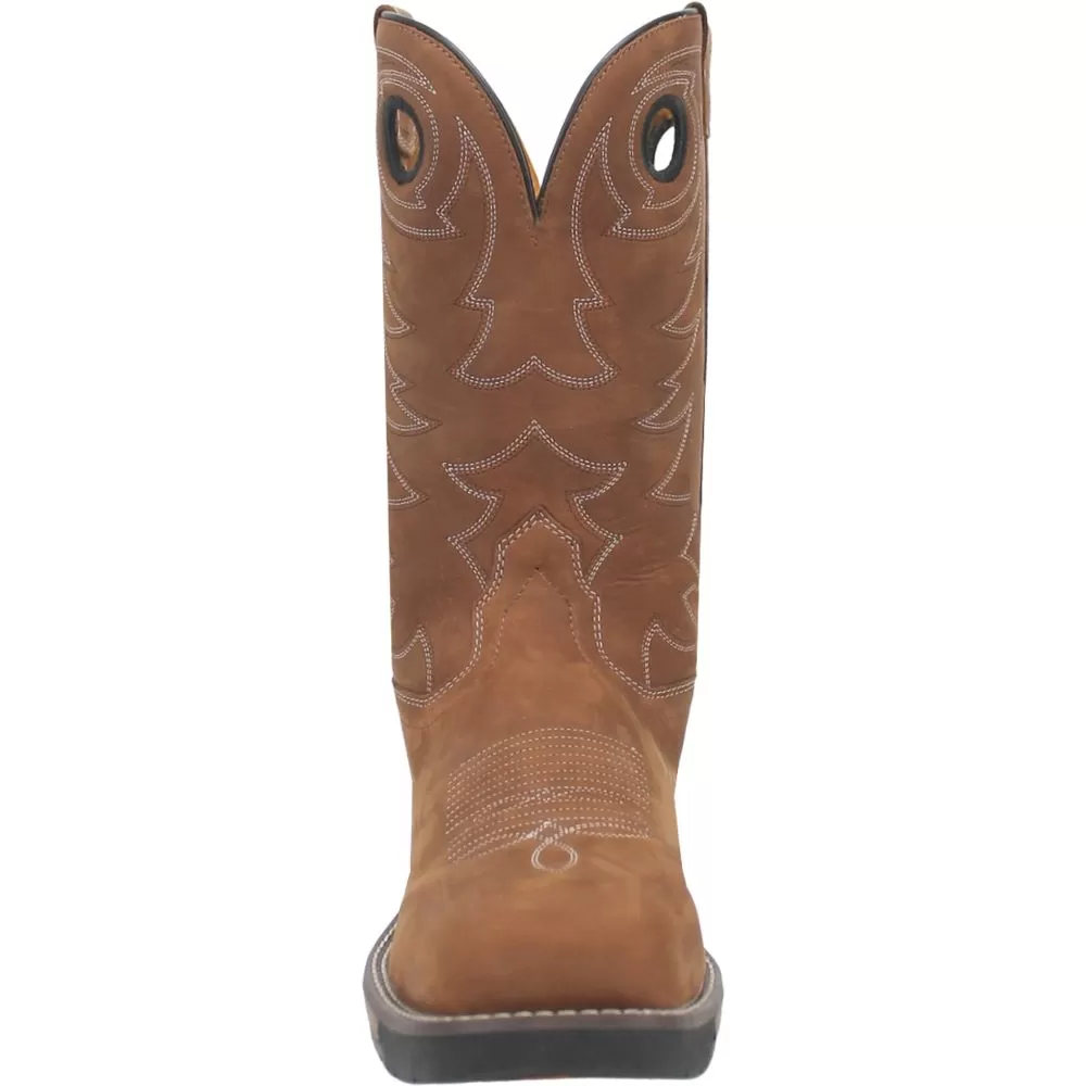 'Laredo' Men's 11 Decker Western Square Steel Toe -  Brown