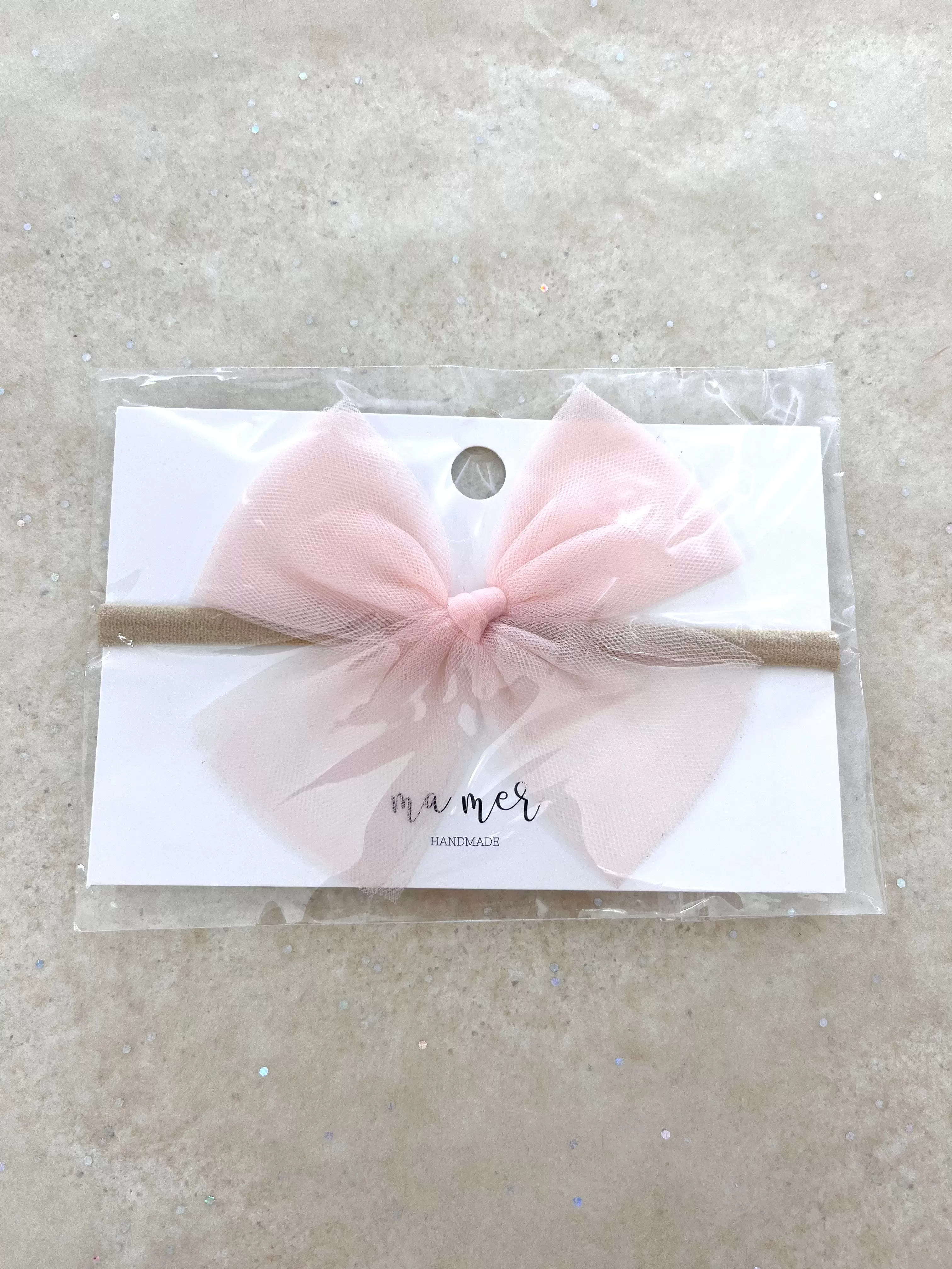 Ma Mer Valentina Bow Elastic Headband ASSTD