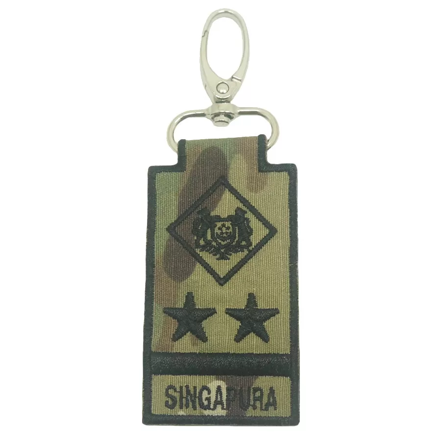 MINI SAF RANK KEYCHAIN - ME9 (MULTICAM) (NEW)