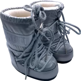 Moon Boot Grey Icon Nylon Moon Boots UK 8.5 EU 26 👼