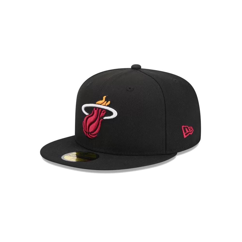 New Era Miami HEAT Side Patch Fitted Hat