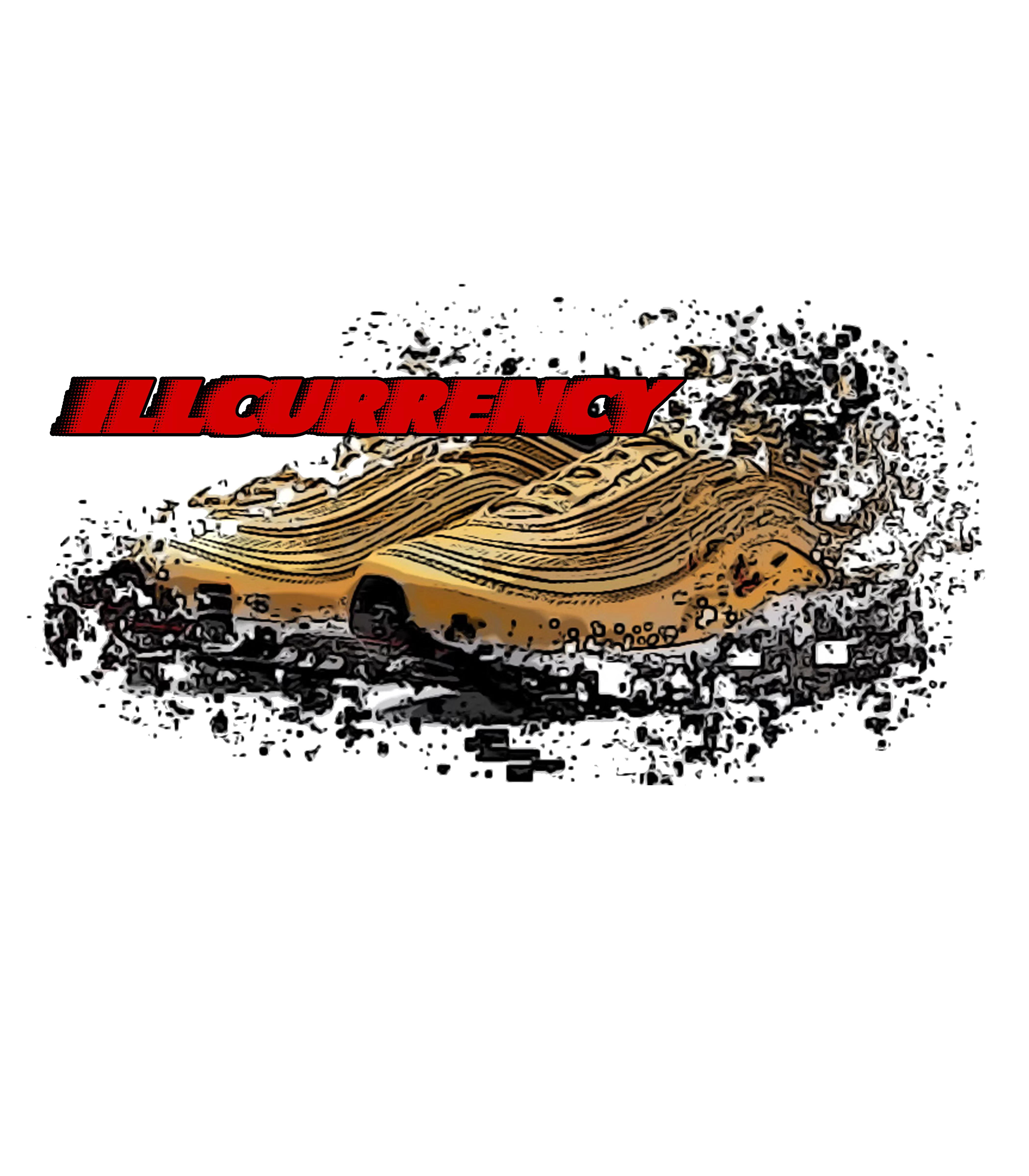 Nike Air Max 97 "Metallic Gold" | illcurrency Black T-Shirt (Shattered Kicks)