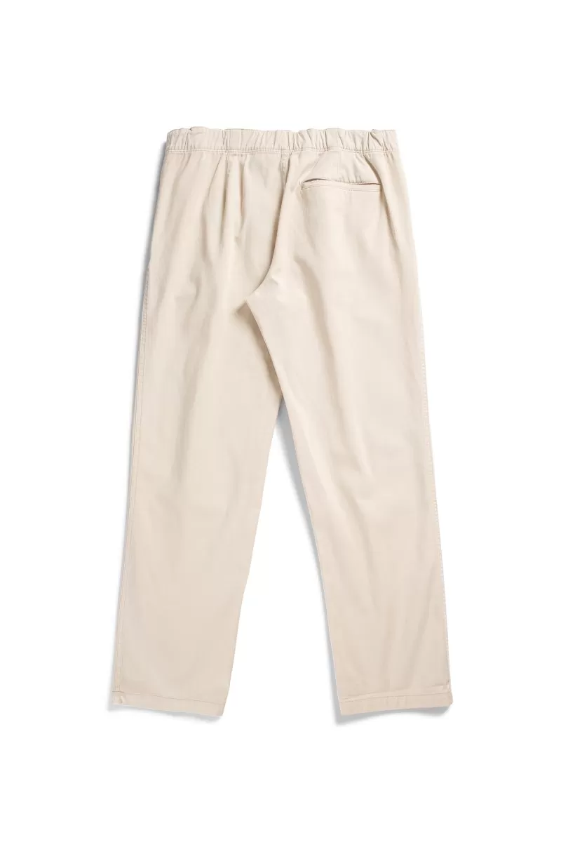 Norse Ezra Relaxed Organic Stretch Twill Trouser Oatmeal