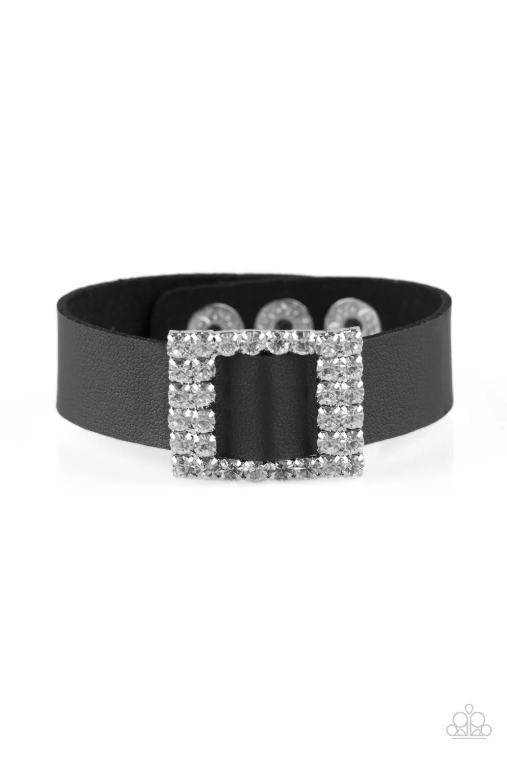 Paparazzi Accessories - Diamond Diva - Black Bracelet