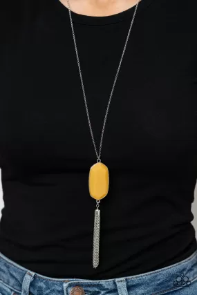 Paparazzi Accessories - Got A Good Thing GLOWING - Yellow Necklace