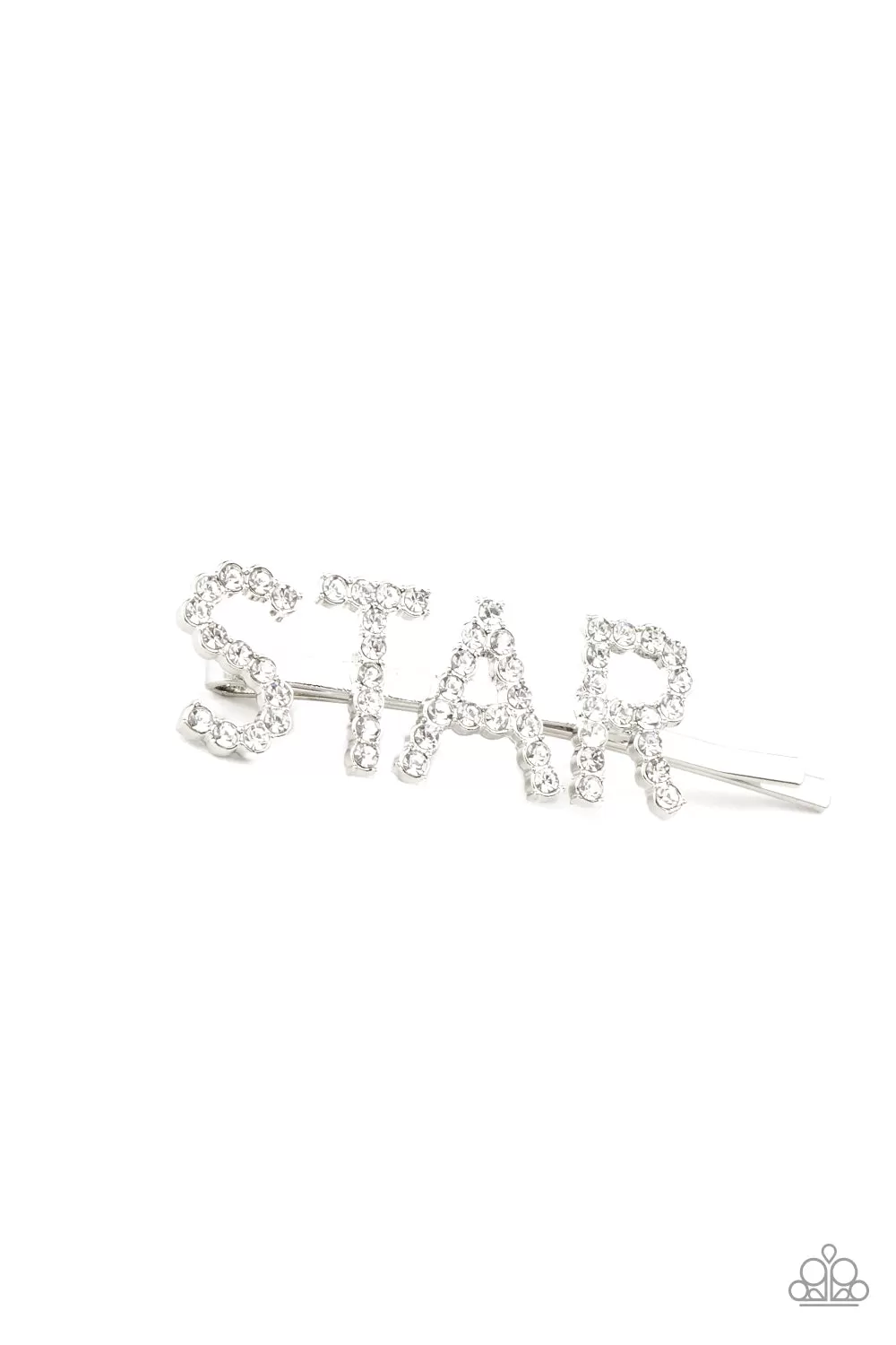 Paparazzi Accessories - Star In Your Own Show - White Hair Clip