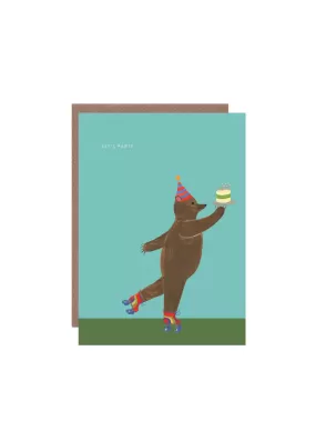  Party Bear  Card