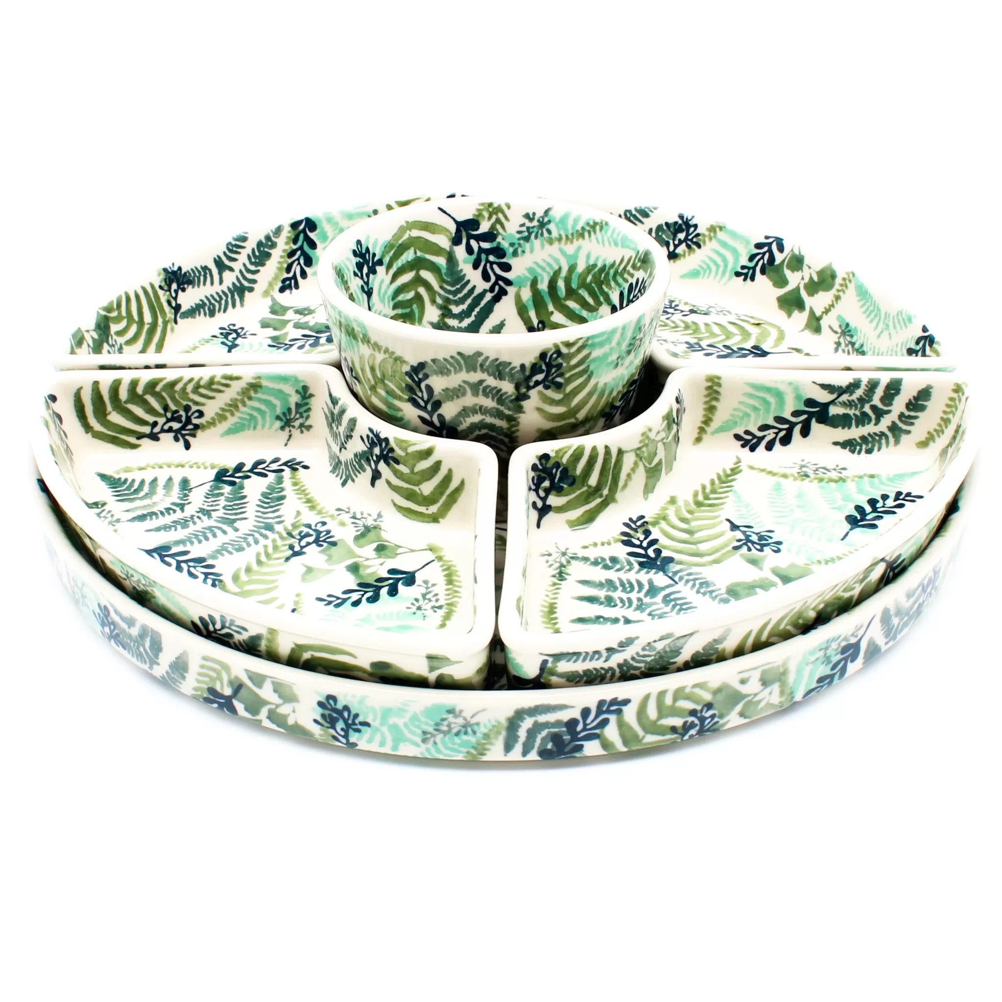 Party Platter w/Bowl in Ferns