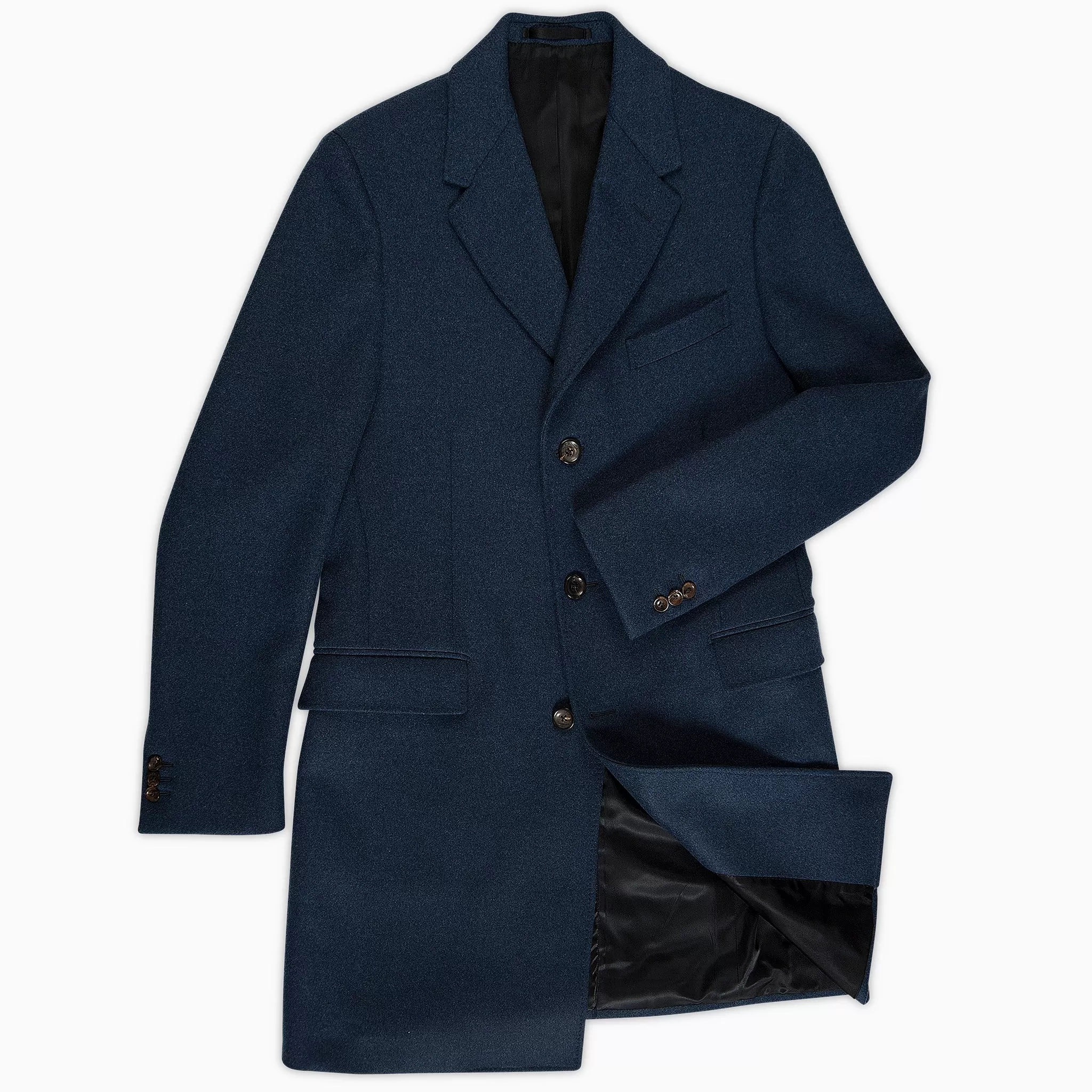 Pierre Coat Wool and Cashmere (dark blue)