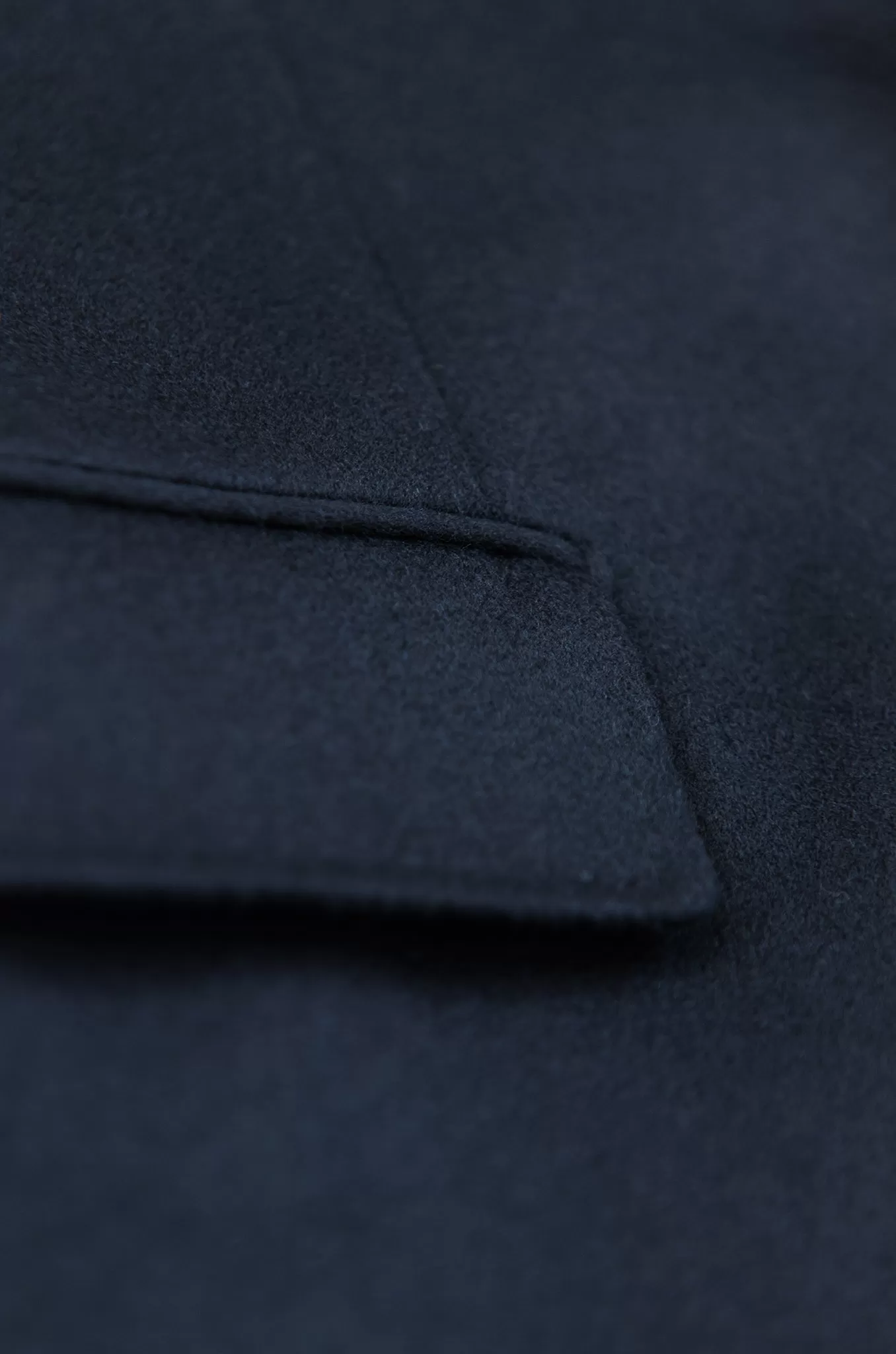 Pierre Coat Wool and Cashmere (Night Blue)