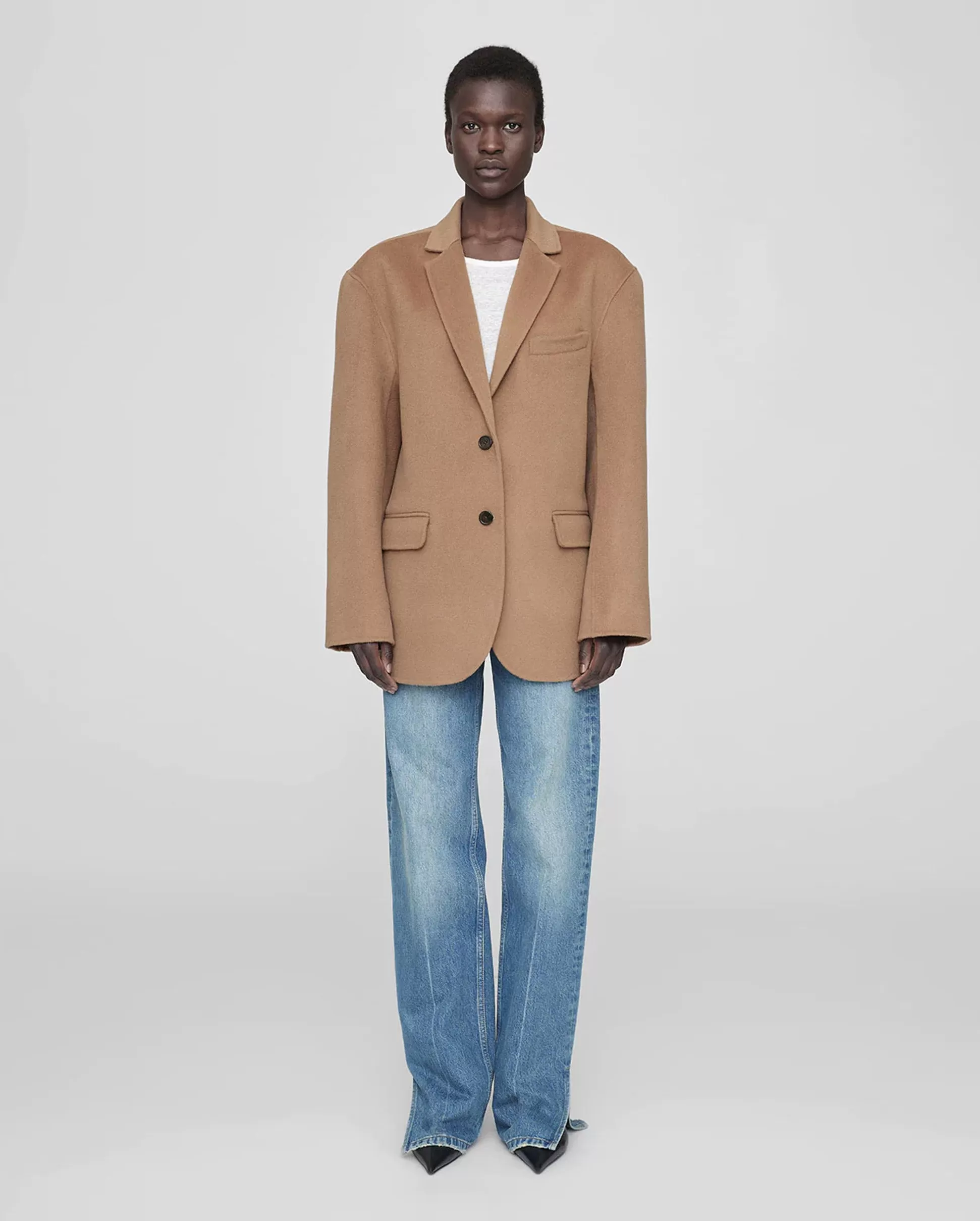 QUINN BLAZER / CAMEL CASHMERE BLEND