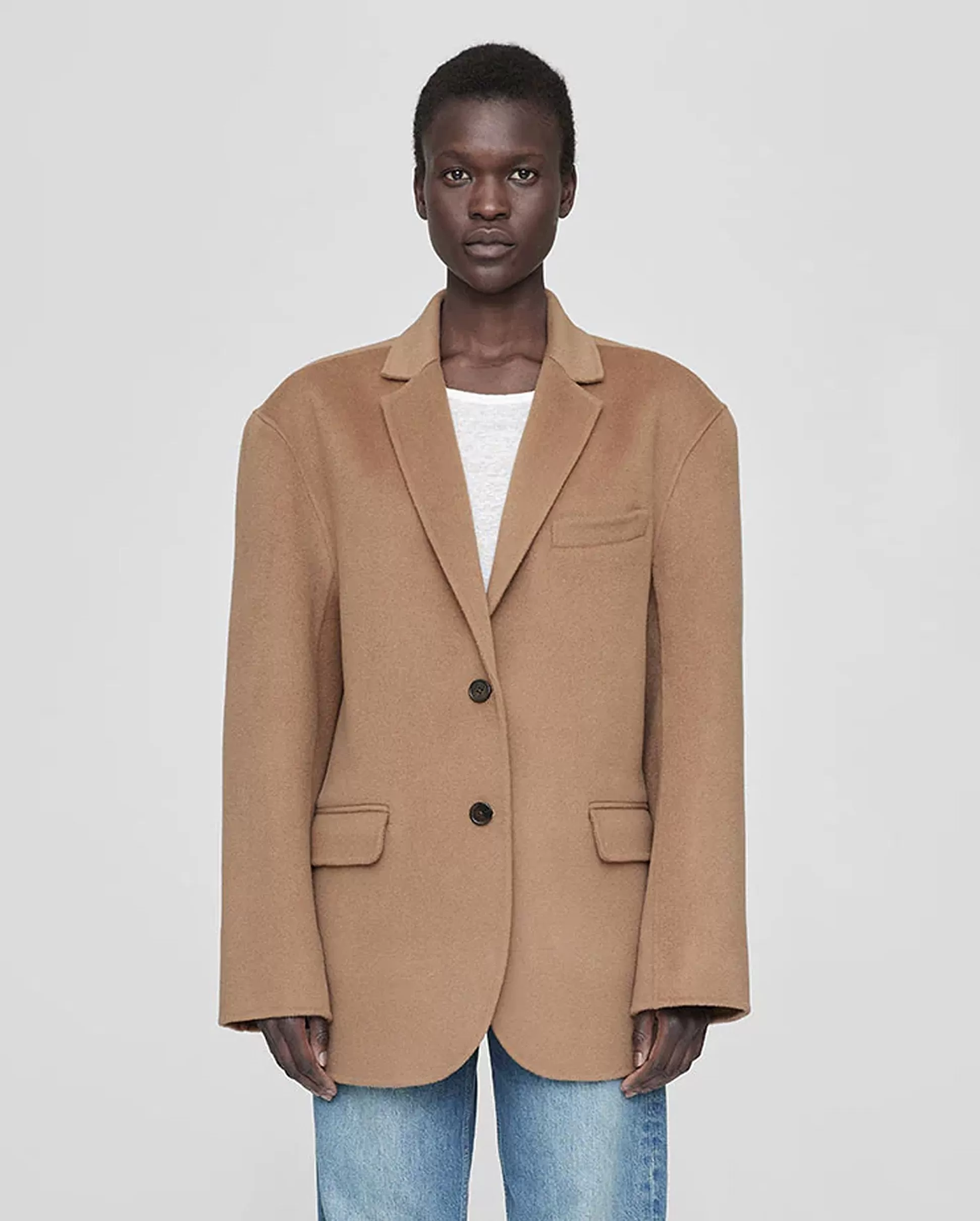 QUINN BLAZER / CAMEL CASHMERE BLEND