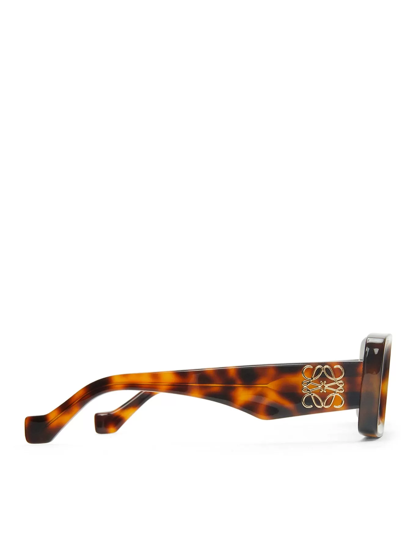 Rectangular sunglasses in acetate