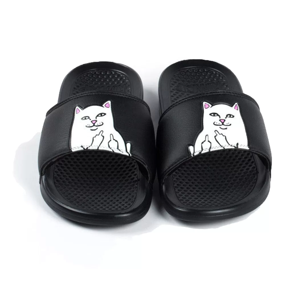 RIPNDIP LORD NERMAL SLIDES-BLACK