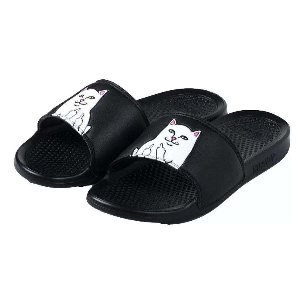 RIPNDIP LORD NERMAL SLIDES-BLACK